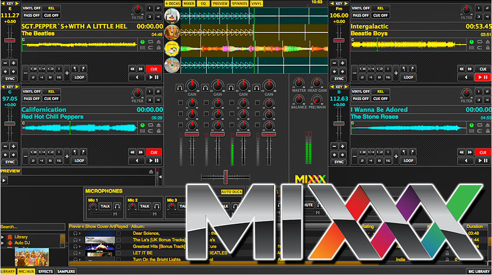 mixxx software